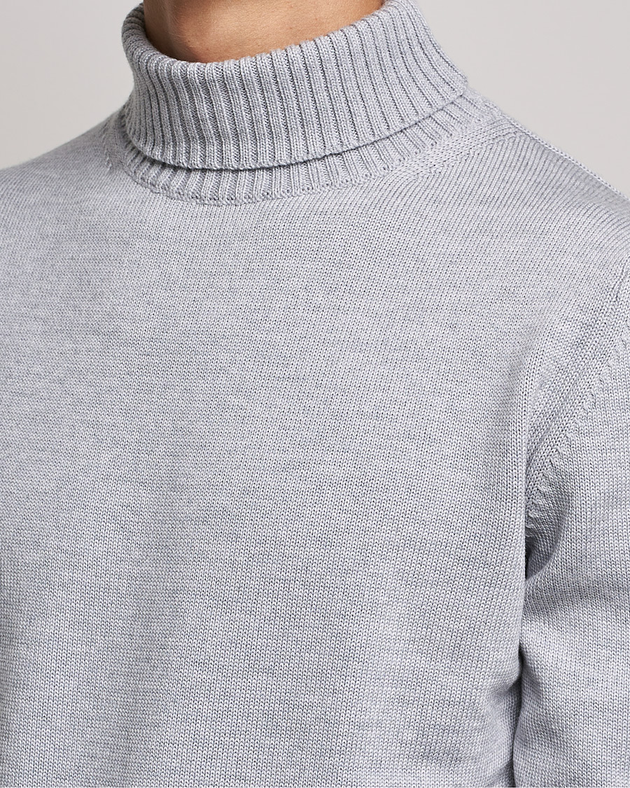 Homme | Pulls Et Tricots | Stenströms | Chunky Merino Rollneck Light Grey