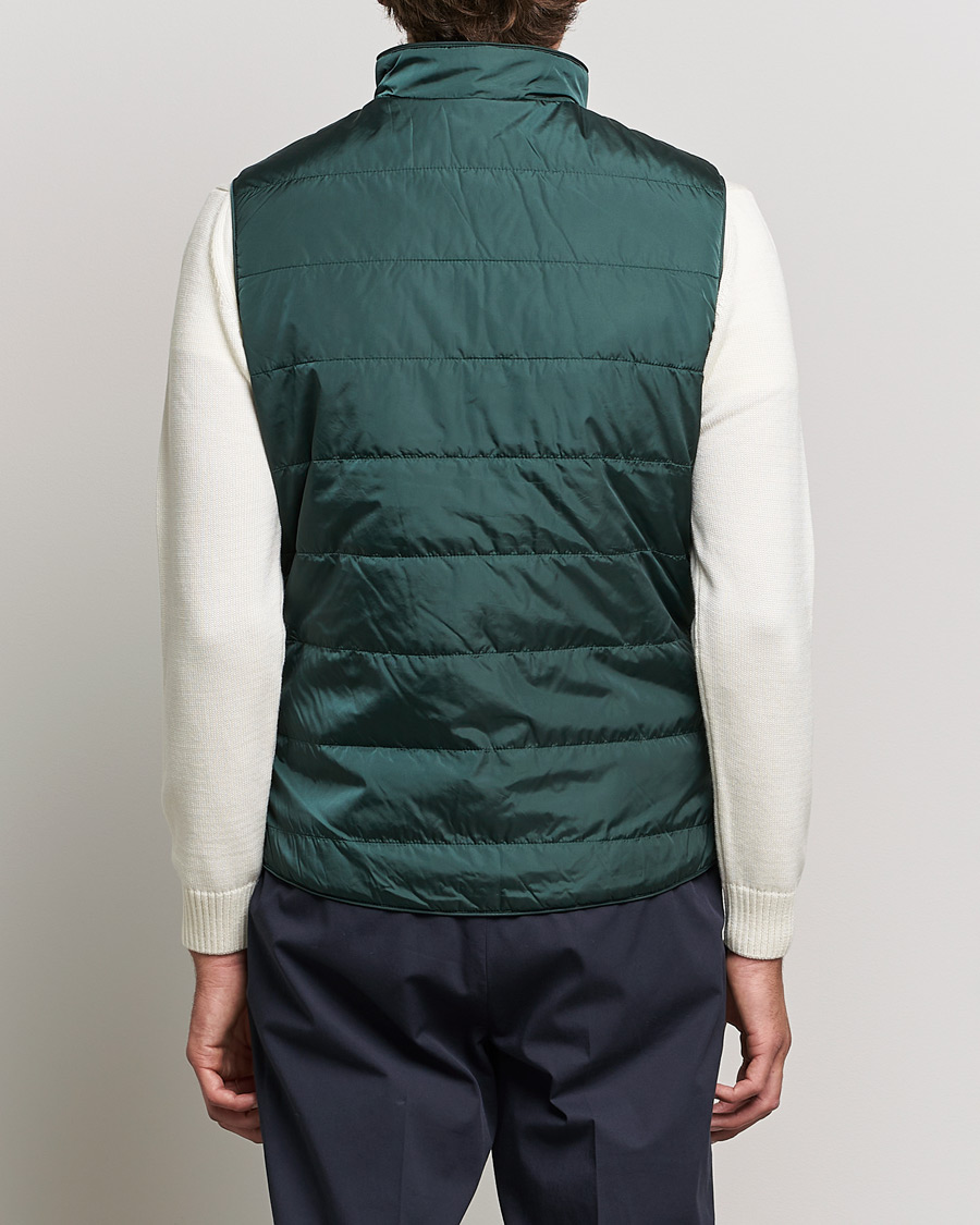 Homme | Manteaux Et Vestes | Stenströms | Padded Nylon Vest Green