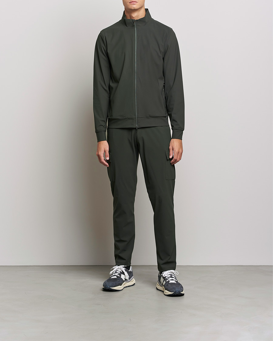 Homme | Pantalons | Stenströms | Active Jersey Sport Trousers Green