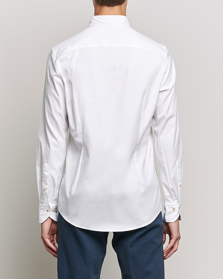 Homme | Chemises | Stenströms | Slimline Button Down Pinpoint Oxford Shirt White