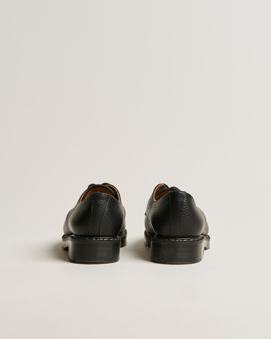 Homme | Solovair 3 Eye Gibson Shoe Black Grain | Solovair | 3 Eye Gibson Shoe Black Grain