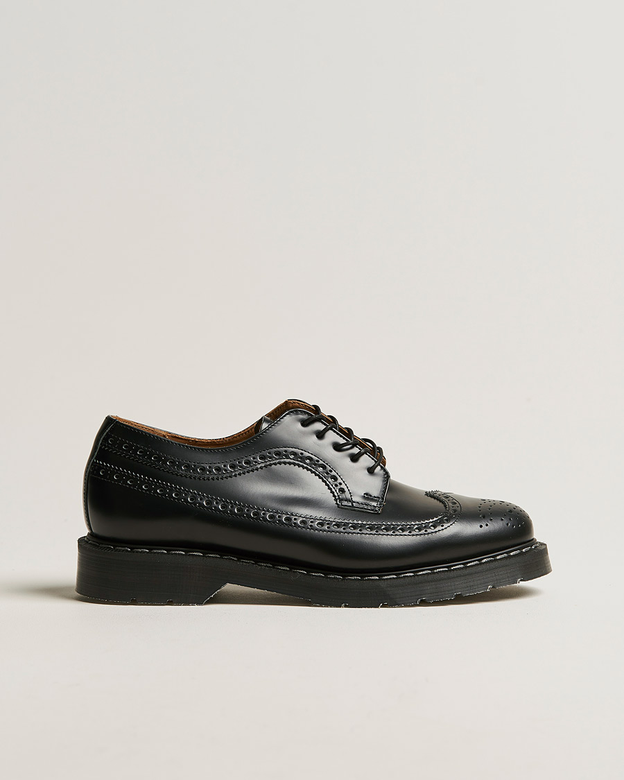 Homme | Richelieus | Solovair | American Brogue Shoe Black Shine