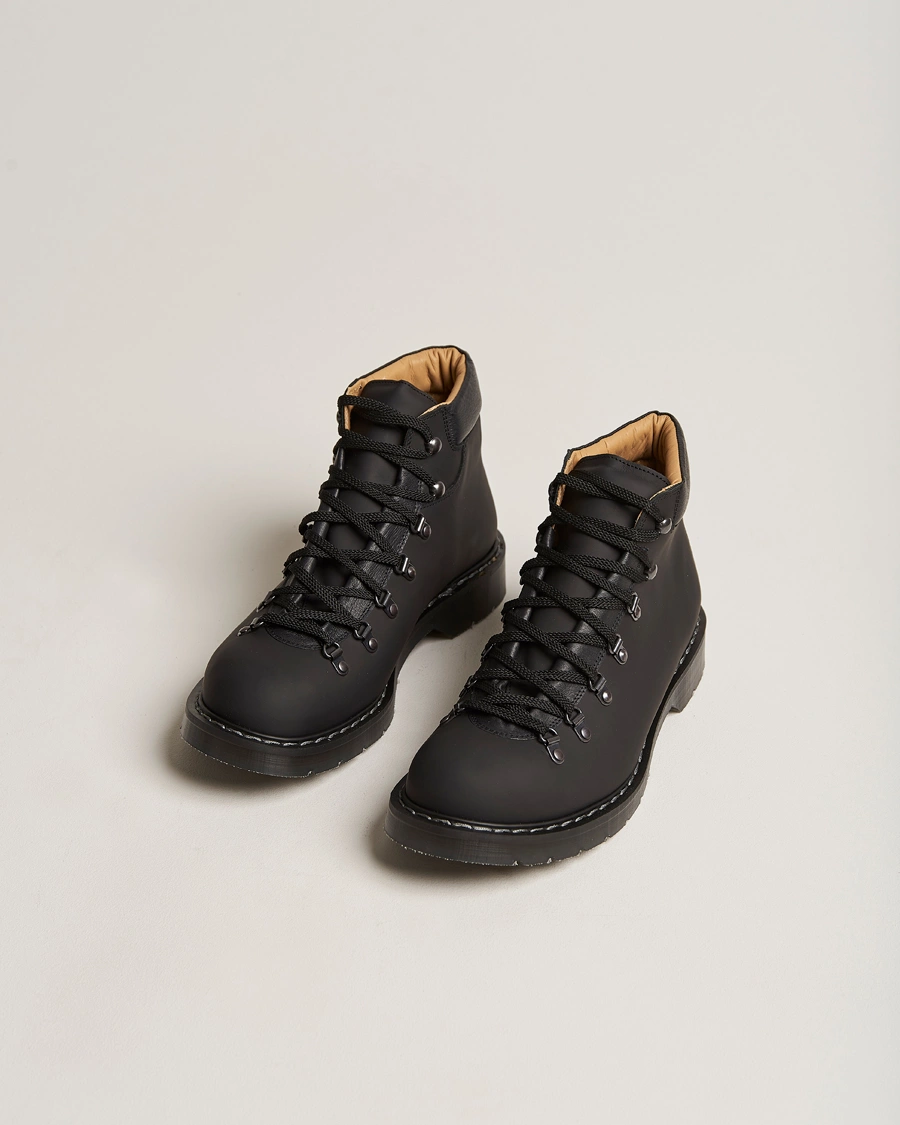 Homme | Chaussures | Solovair | Urban Hiker Boot Black Waxy