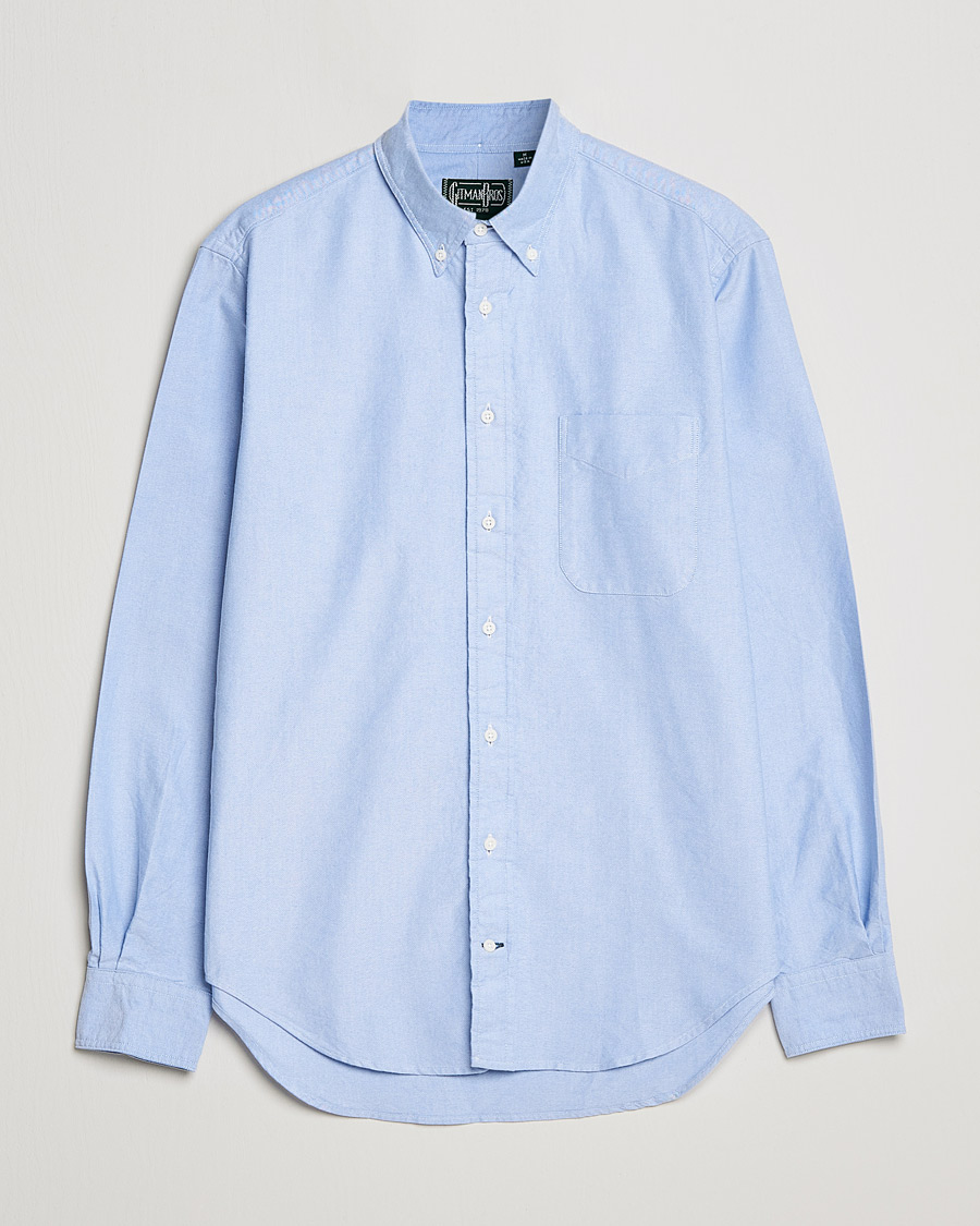 Homme | Chemises | Gitman Vintage | Button Down Oxford Shirt Light Blue