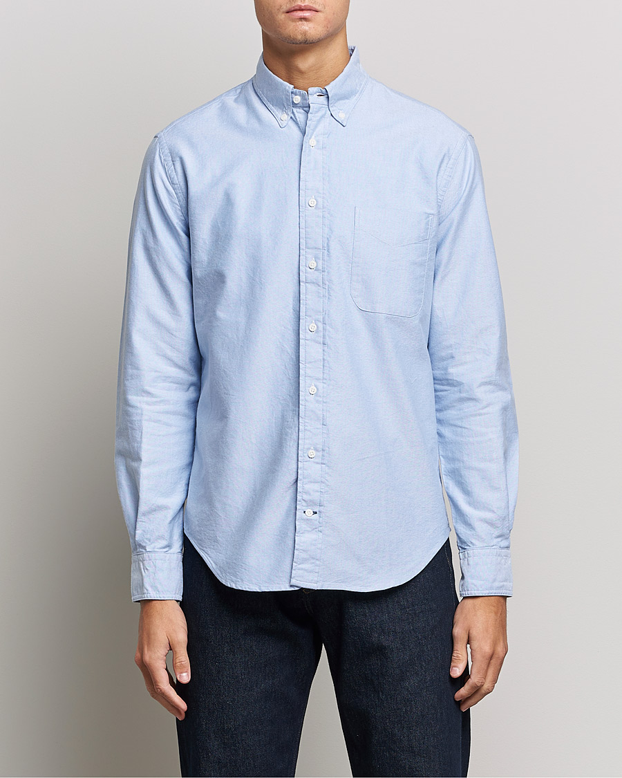 Homme | Chemises | Gitman Vintage | Button Down Oxford Shirt Light Blue