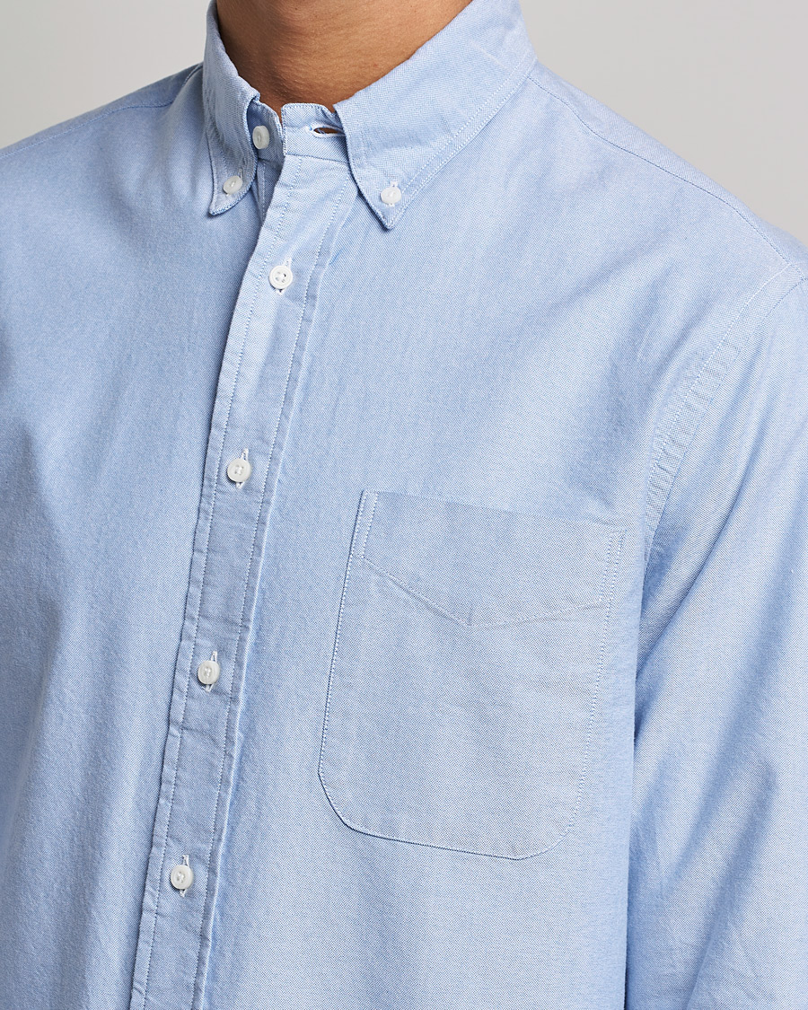 Homme | Chemises | Gitman Vintage | Button Down Oxford Shirt Light Blue