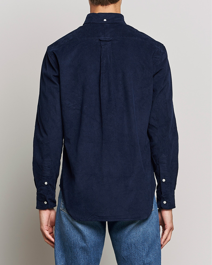 Homme | Chemises | Gitman Vintage | Button Down Heavy Corduroy Shirt Navy