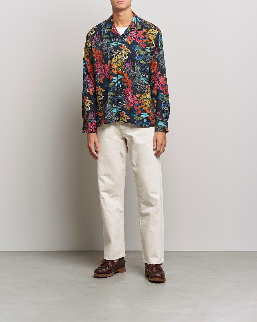 Homme | Chemises | Gitman Vintage | Japanese Winter Garden Camp Shirt Multicolor