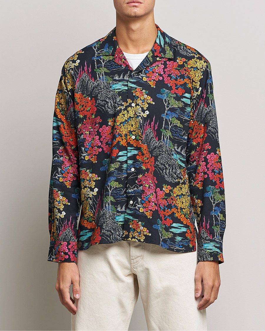 Homme | Chemises | Gitman Vintage | Japanese Winter Garden Camp Shirt Multicolor