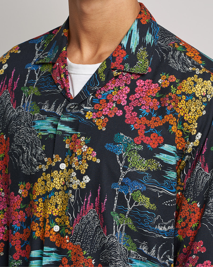 Homme | Chemises | Gitman Vintage | Japanese Winter Garden Camp Shirt Multicolor