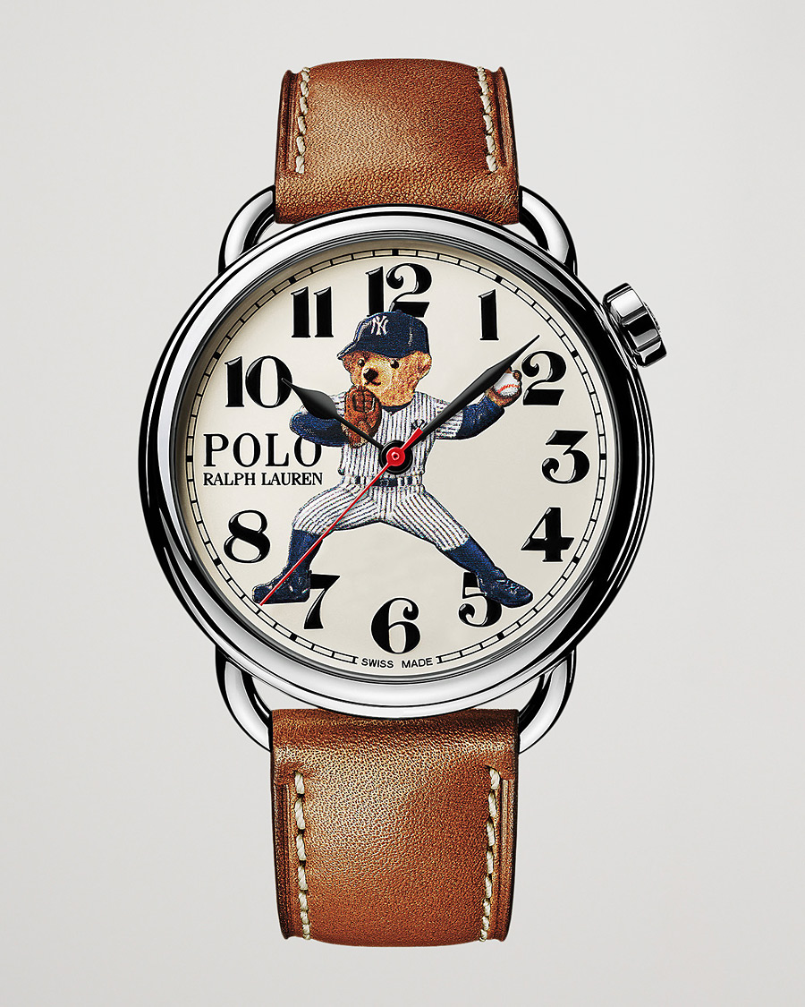 Homme | Polo Ralph Lauren 42mm Automatic Yankee Bear White Dial | Polo Ralph Lauren | 42mm Automatic Yankee Bear White Dial