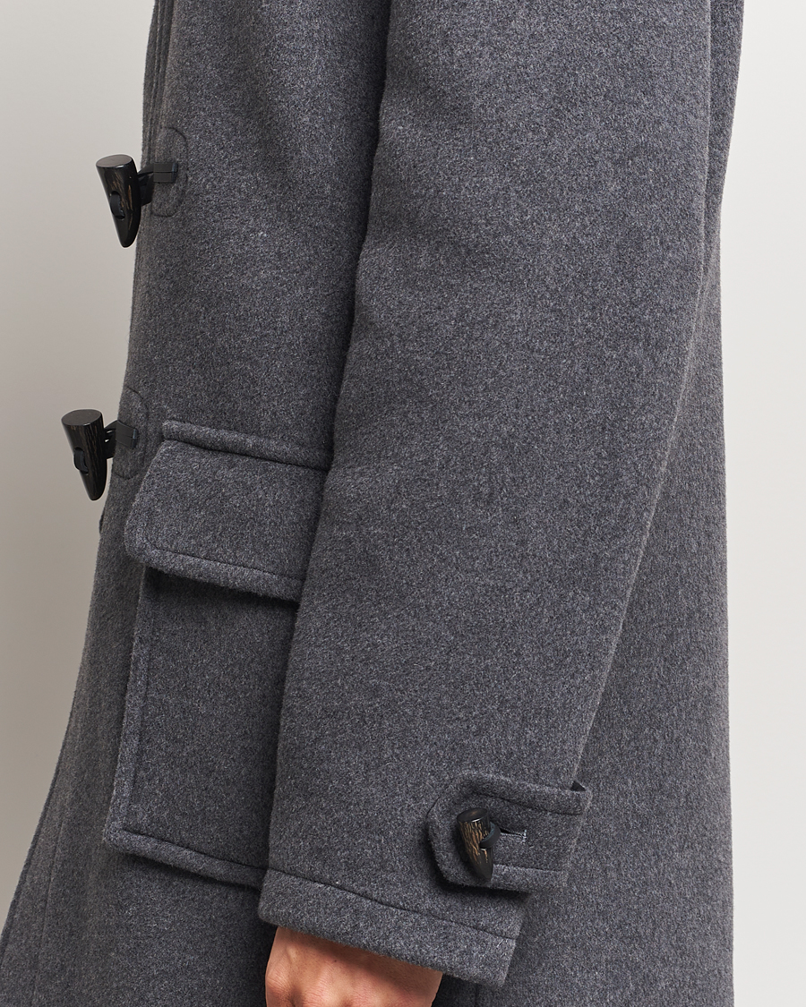 Homme | Manteaux Et Vestes | Gloverall | Morris Duffle Coat Grey/Blackwatch