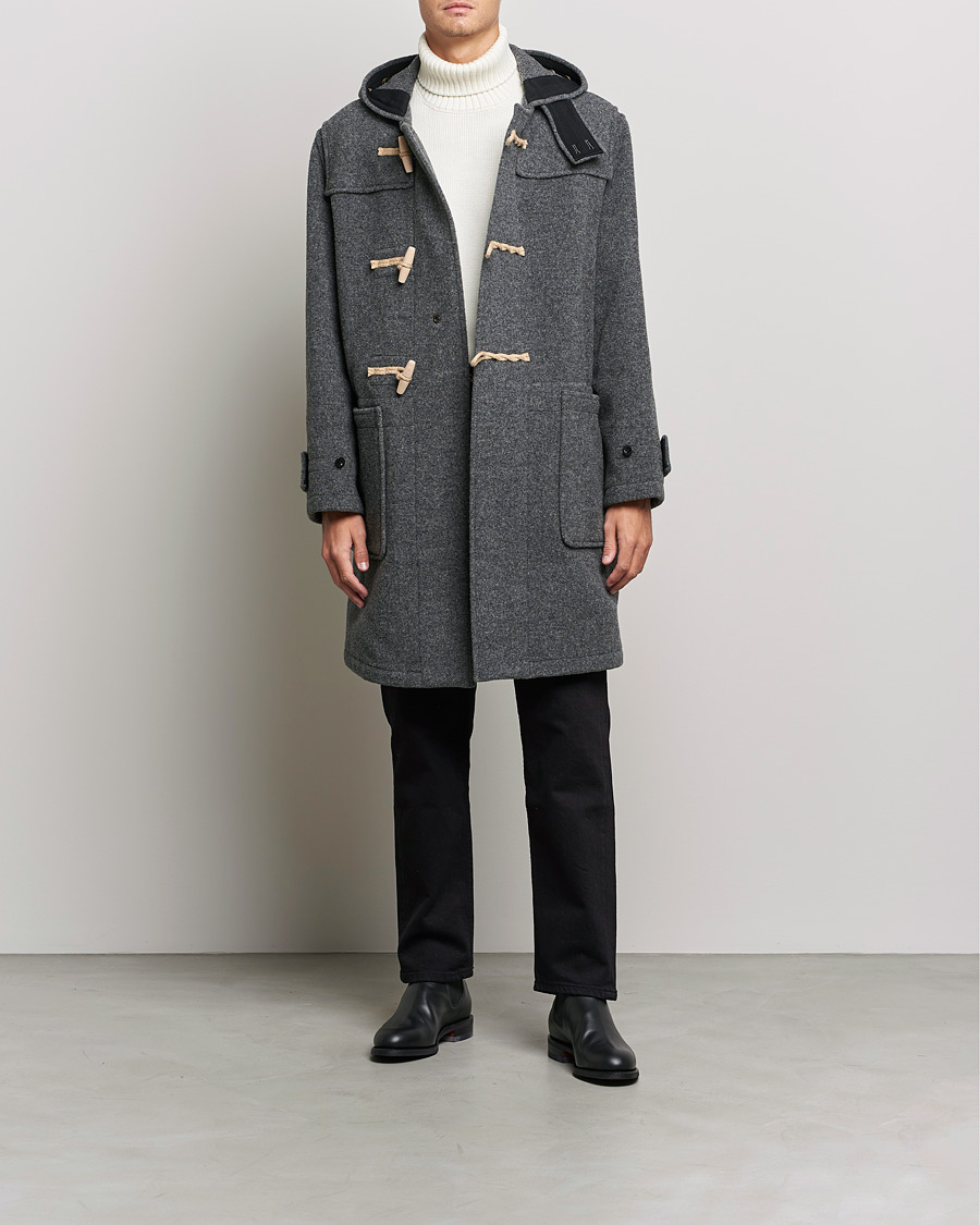 Homme | Manteaux Et Vestes | Gloverall | 575 Monty Original Duffle Coat Grey/Blackwatch