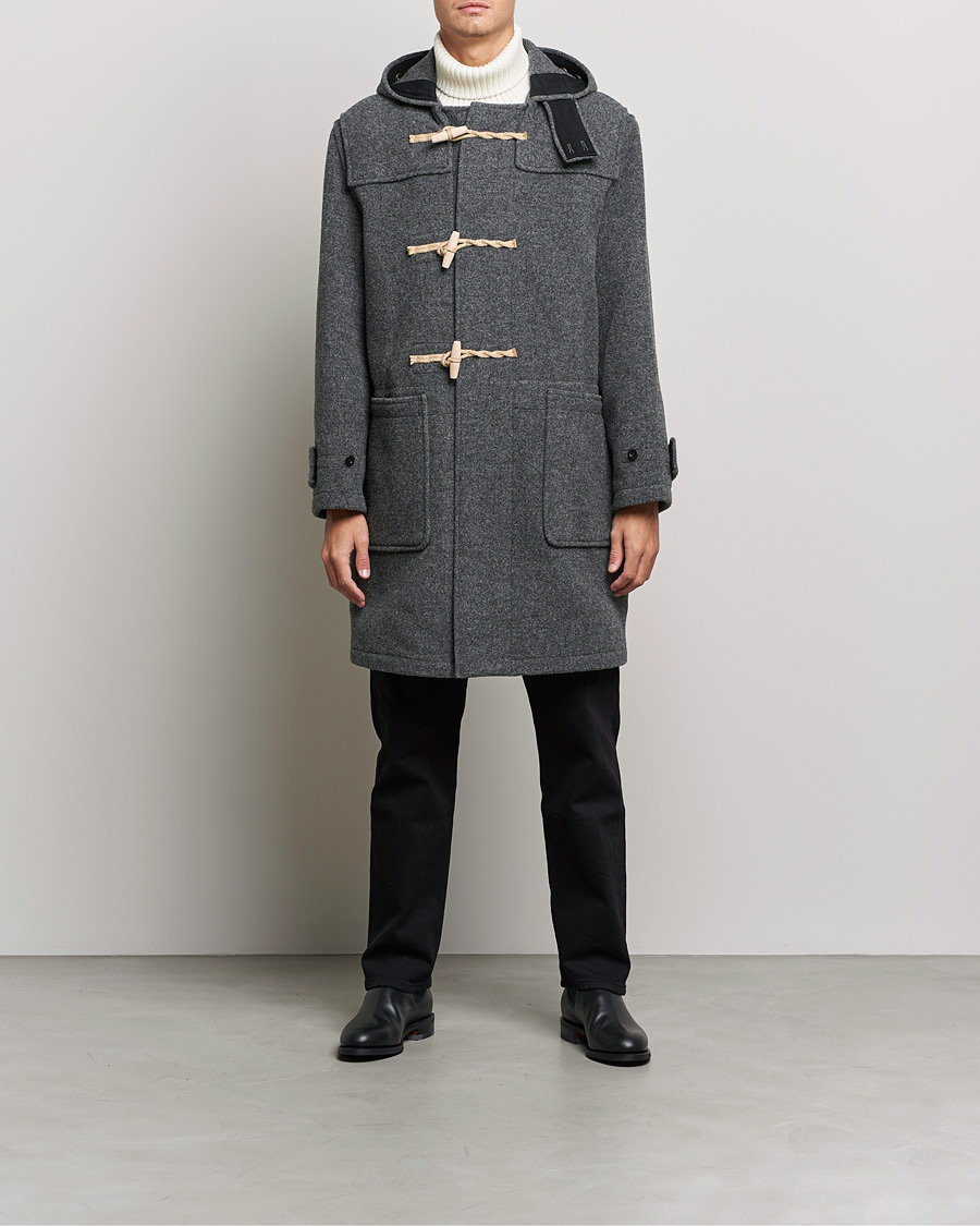 Homme | Manteaux Et Vestes | Gloverall | 575 Monty Original Duffle Coat Grey/Blackwatch