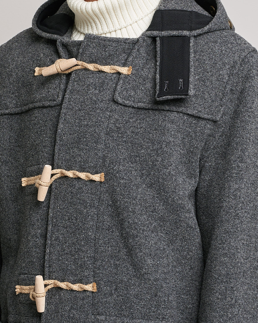 Homme | Manteaux Et Vestes | Gloverall | 575 Monty Original Duffle Coat Grey/Blackwatch