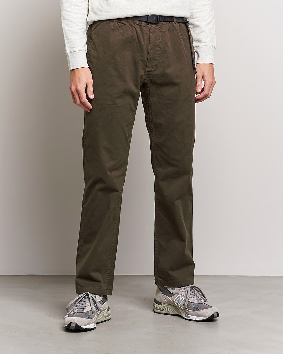 Homme | Pantalons | Gramicci | Stretch Twill NN Cropped Pants Deep Brown
