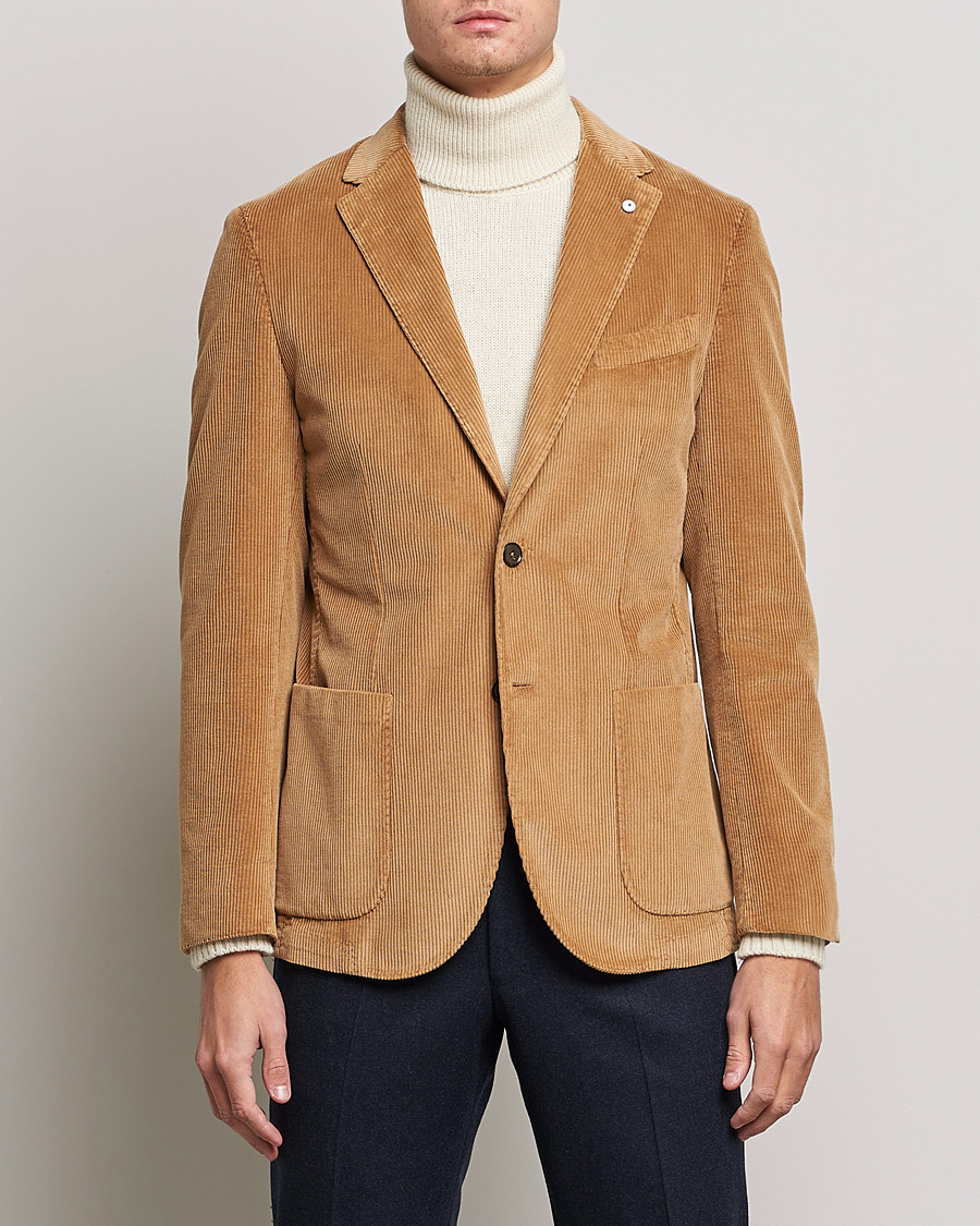 Homme | Blazers | L.B.M. 1911 | Jack Corduroy Blazer Light Brown