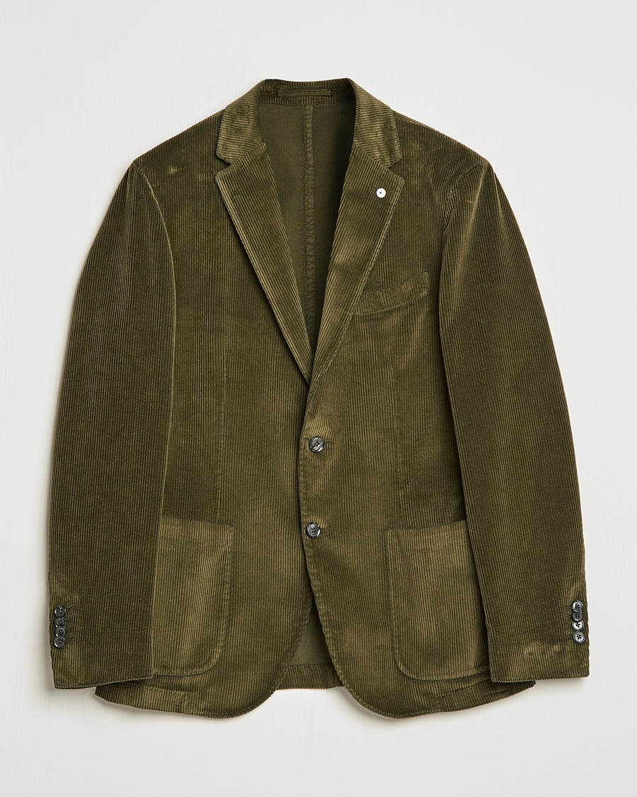 Homme | Blazers | L.B.M. 1911 | Jack Corduroy Blazer Olive