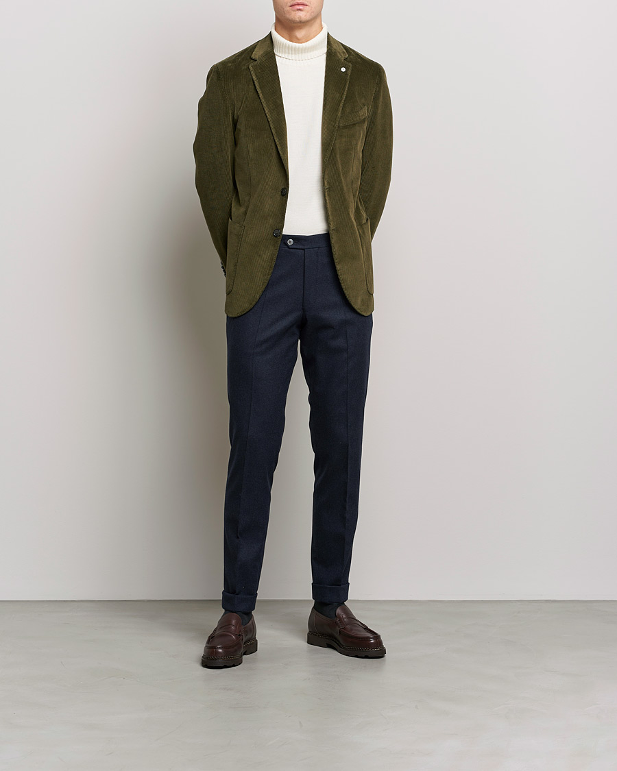 Homme | Blazers | L.B.M. 1911 | Jack Corduroy Blazer Olive
