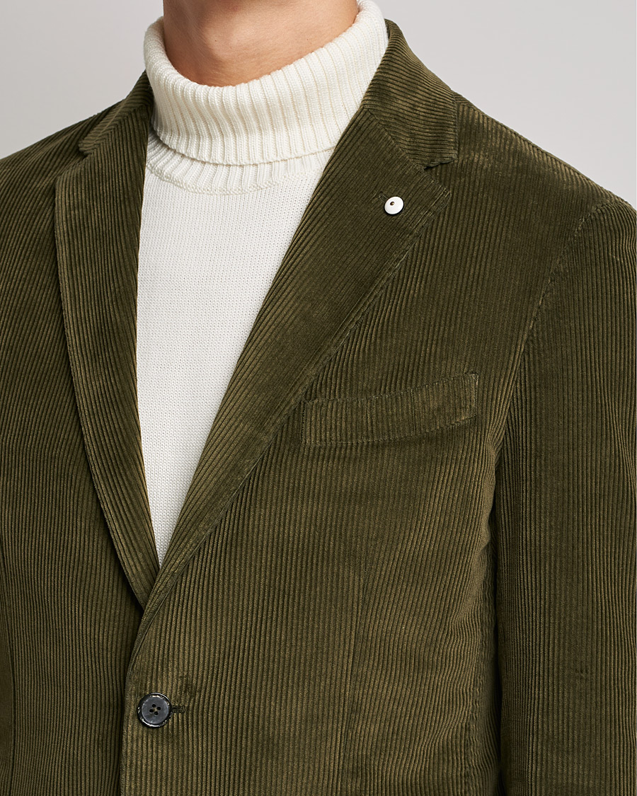 Homme | Blazers | L.B.M. 1911 | Jack Corduroy Blazer Olive