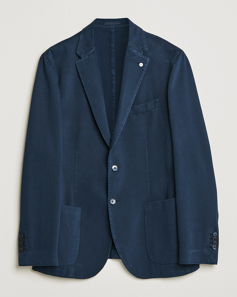 Homme | Blazers | L.B.M. 1911 | Jack Cotton/Cashmere Blazer Navy