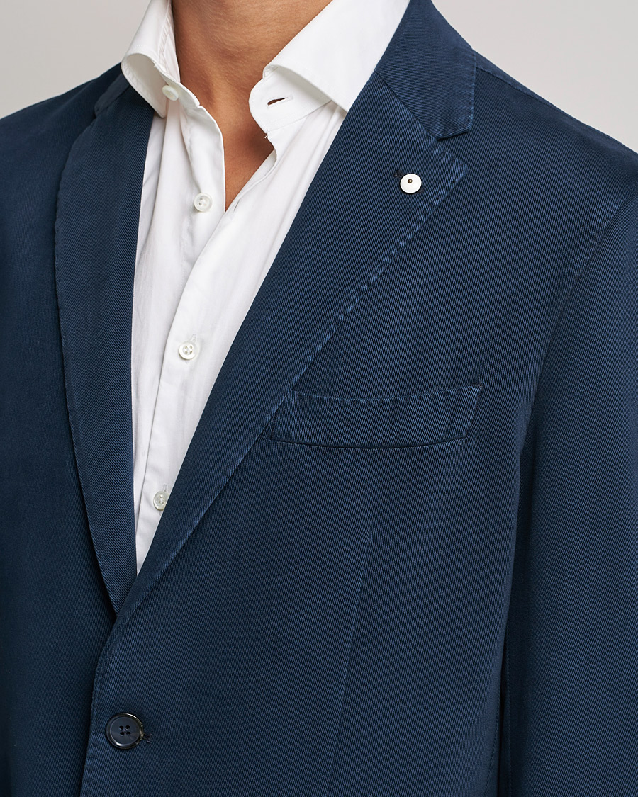 Homme | Blazers | L.B.M. 1911 | Jack Cotton/Cashmere Blazer Navy