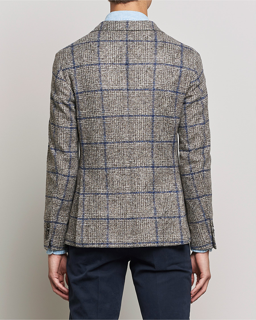 Homme | Blazers | L.B.M. 1911 | Jack Checked Wool Blazer Grey/Blue