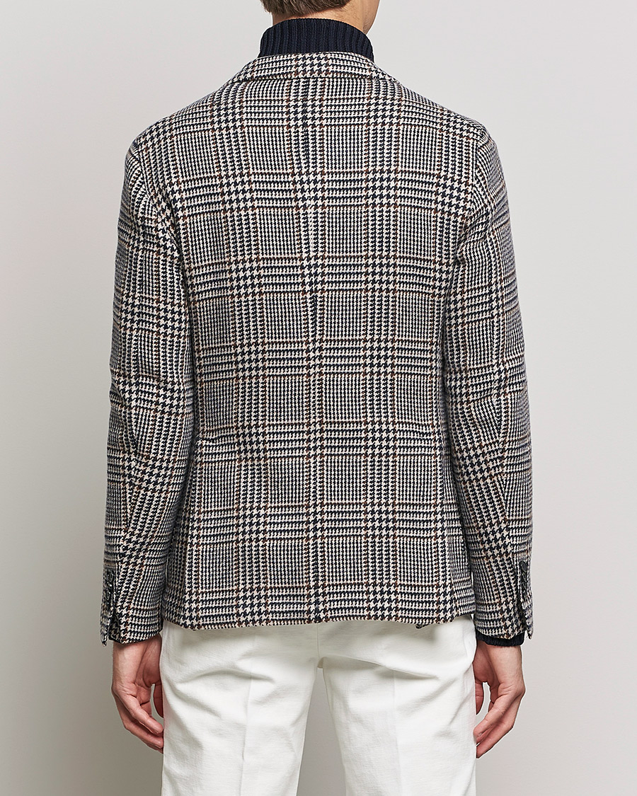 Homme | Blazers | L.B.M. 1911 | Jack Overcheck Wool Blazer Navy