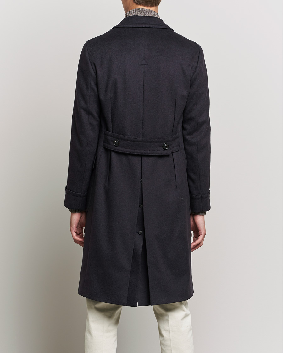 Homme | Manteaux Et Vestes | Lardini | Ulster Double Breasted Wool Coat Navy