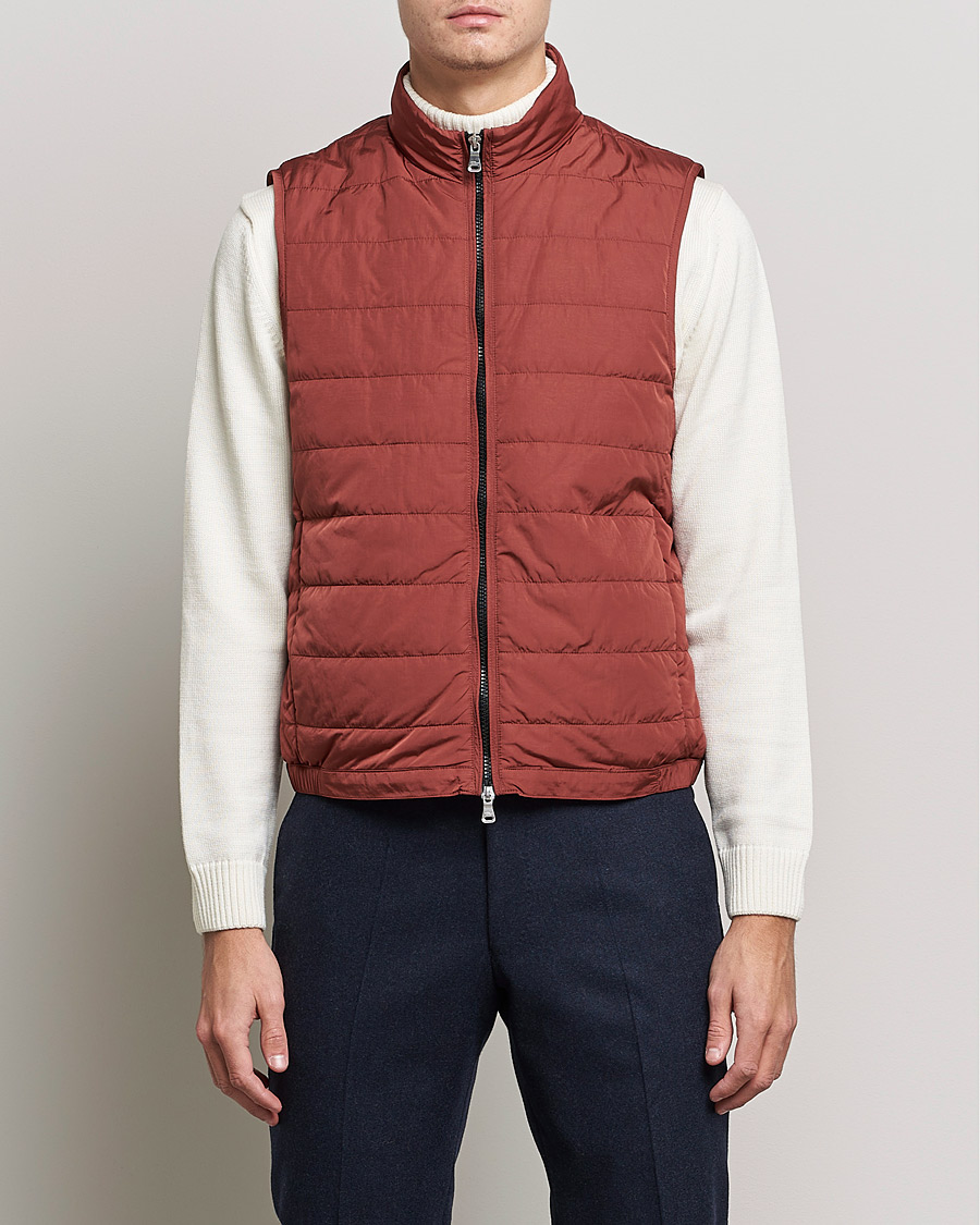 Homme | Manteaux Et Vestes | Oscar Jacobson | Liner EVO Waistcoat Soft Red