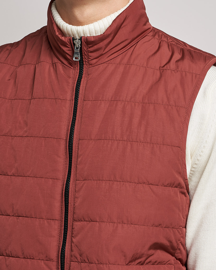 Homme | Manteaux Et Vestes | Oscar Jacobson | Liner EVO Waistcoat Soft Red