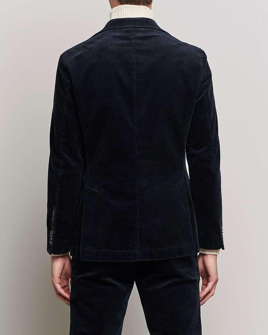 Homme | Blazers | Oscar Jacobson | Ferry Soft Cord Blazer Navy
