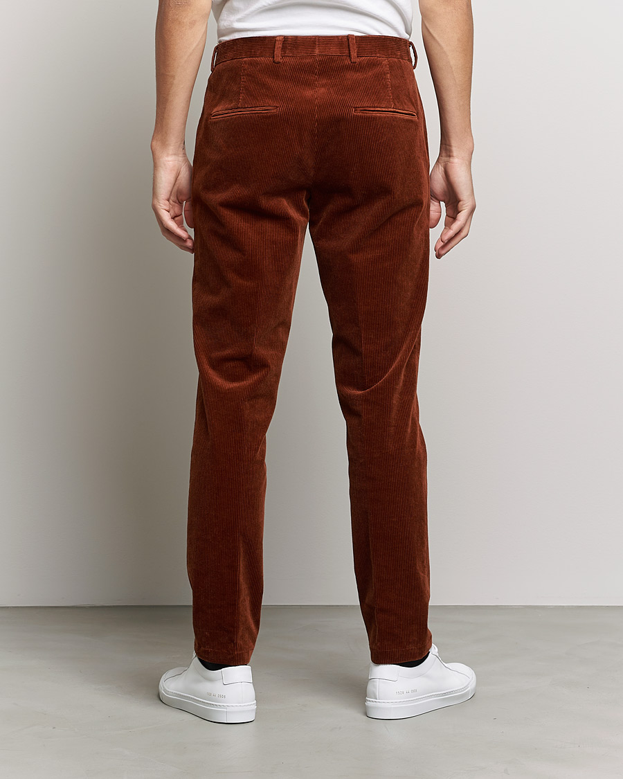 Homme | Pantalons | Oscar Jacobson | Denz Corduroy Trousers Orange