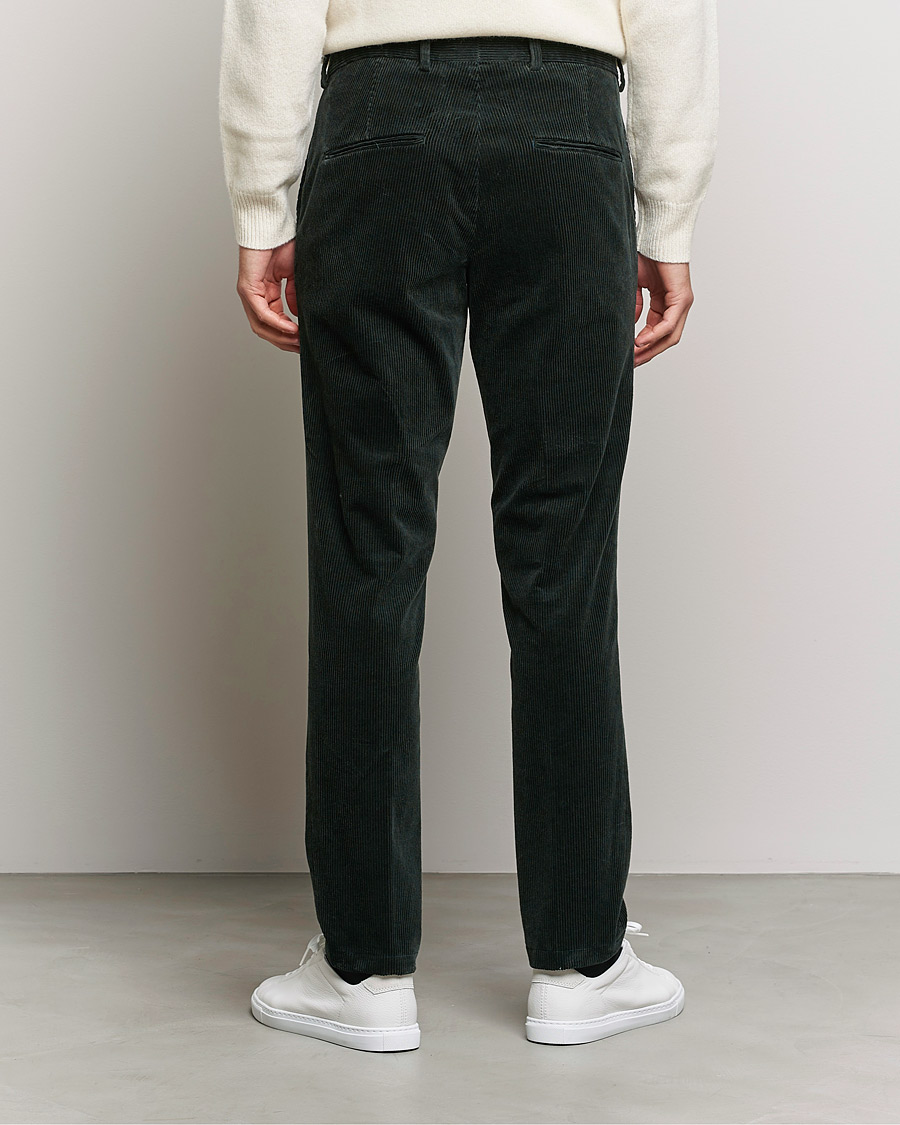 Homme | Pantalons | Oscar Jacobson | Denz Corduroy Trousers Bottle Green