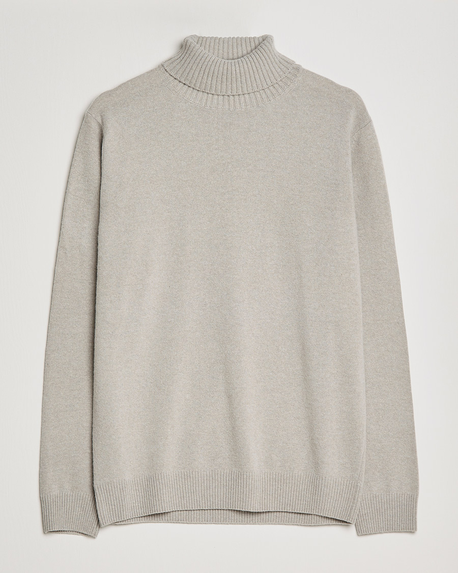 Homme | Pulls Et Tricots | Oscar Jacobson | Salim Wool/Cashmere Rollneck Beige