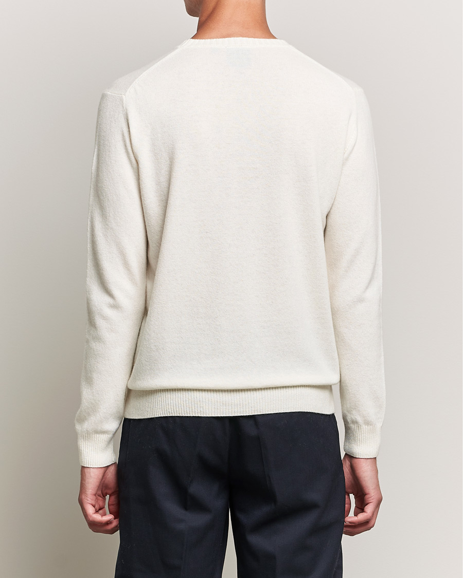 Homme | Pulls Et Tricots | Oscar Jacobson | Valter Wool/Cashmere Round Neck Creme