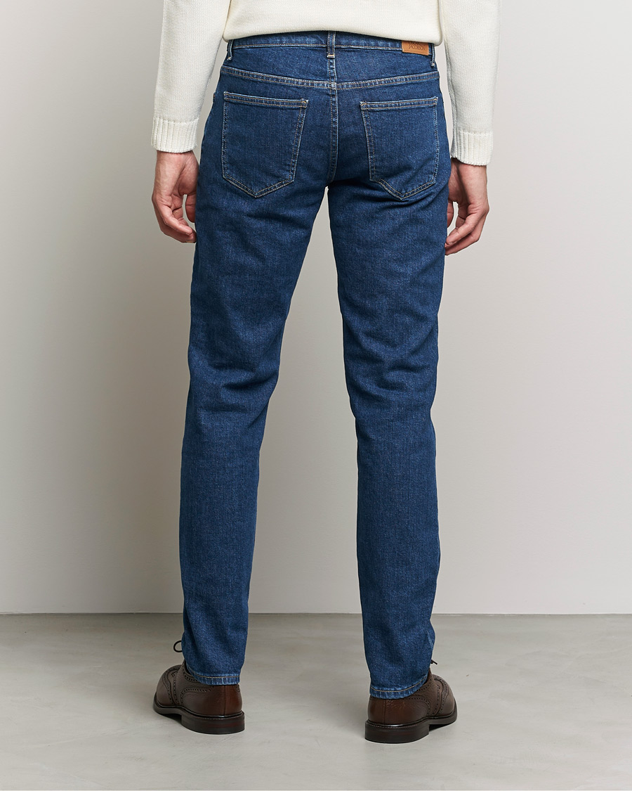 Homme | Jeans | Oscar Jacobson | Albert Cotton Stretch Jeans Thunder