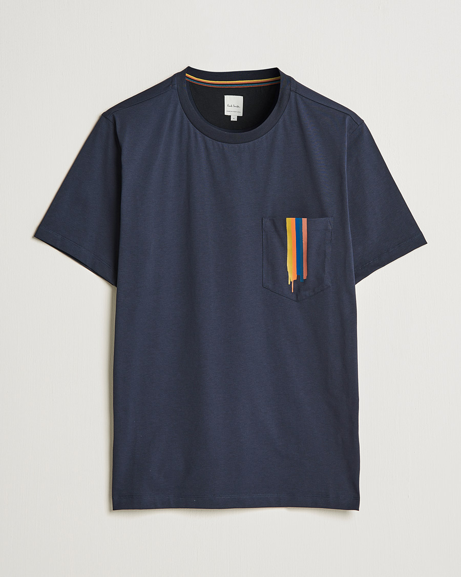 Homme | T-shirts | Paul Smith | Artist Stripe T-shirt Navy