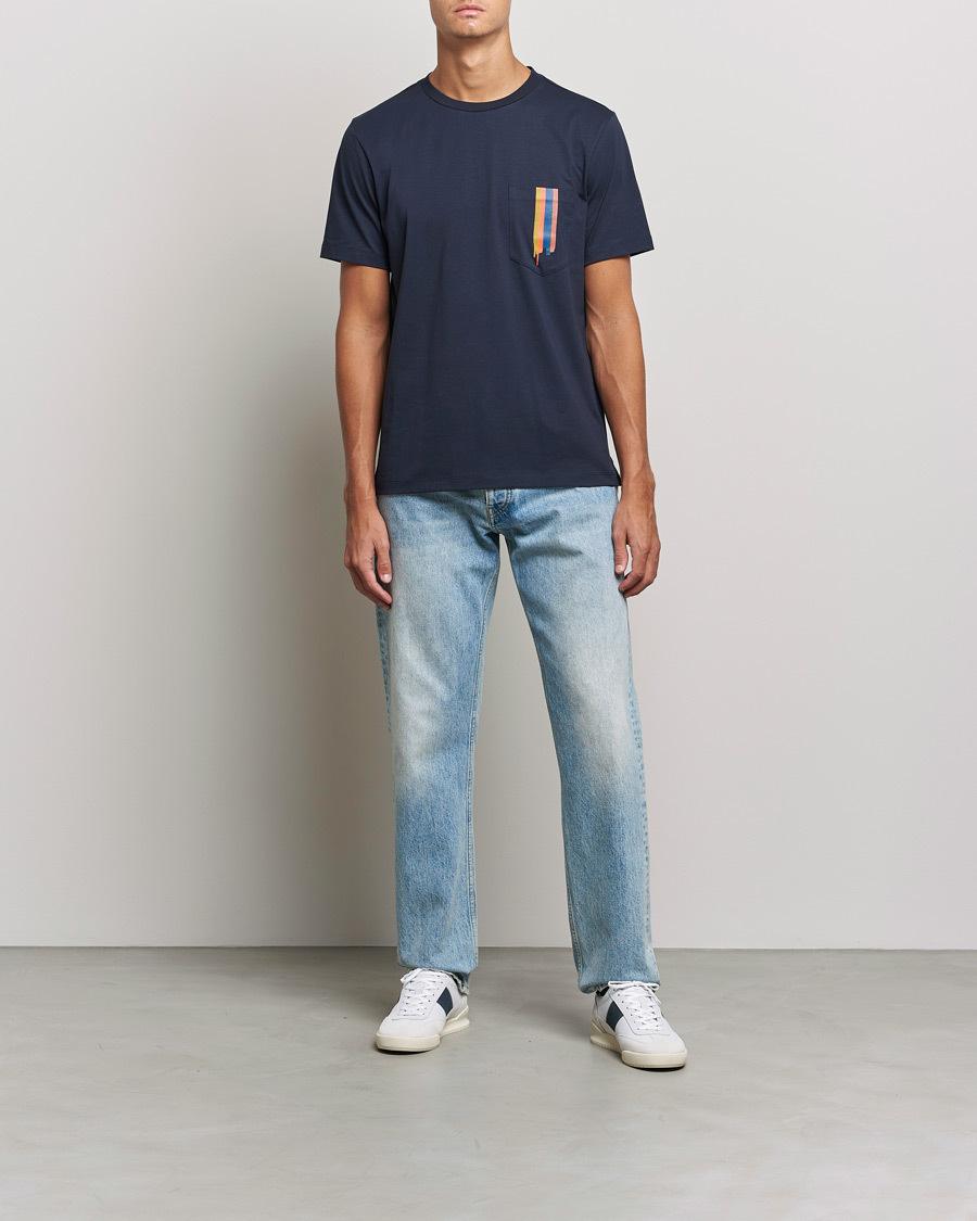 Homme | T-shirts | Paul Smith | Artist Stripe T-shirt Navy