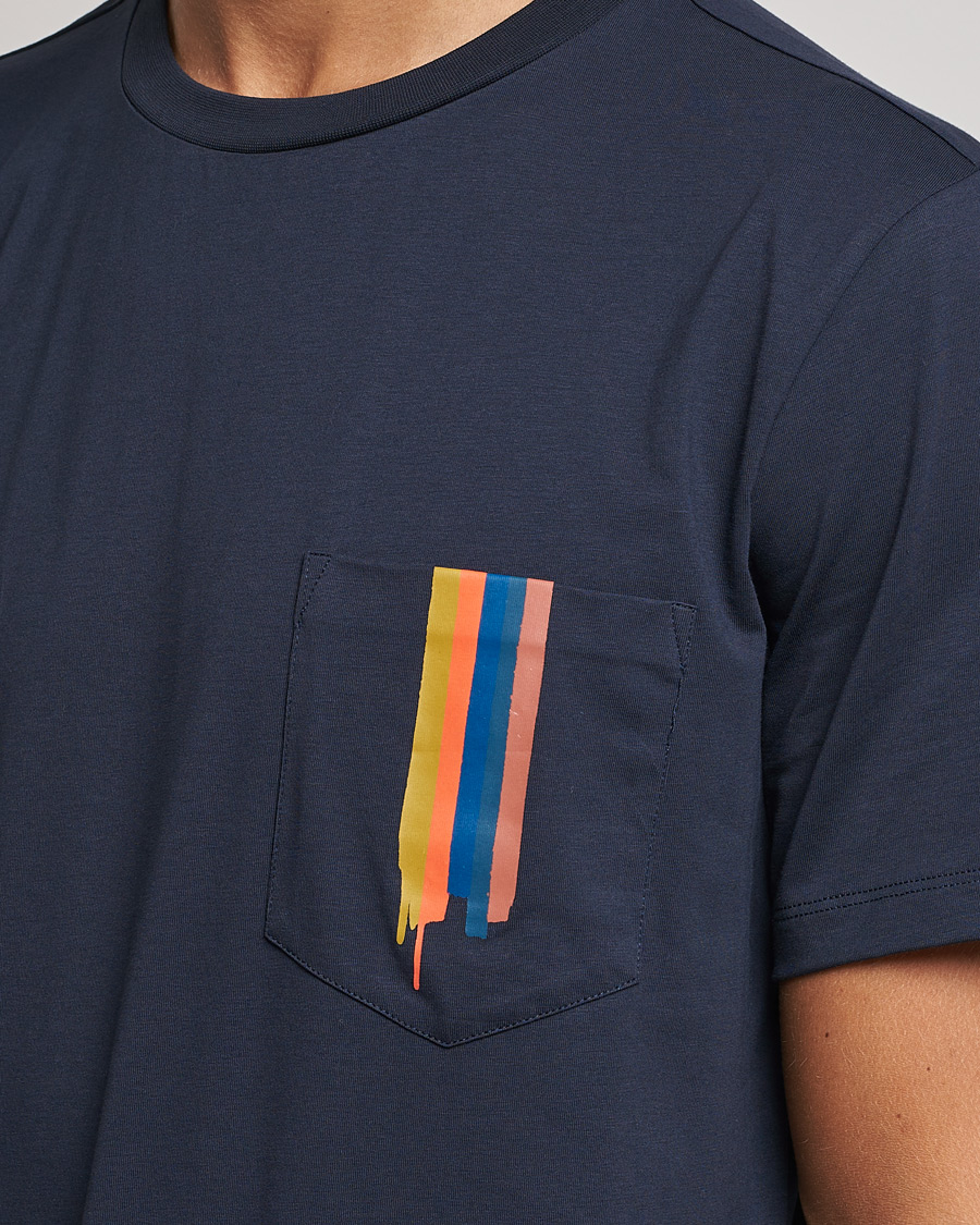 Homme | T-shirts | Paul Smith | Artist Stripe T-shirt Navy