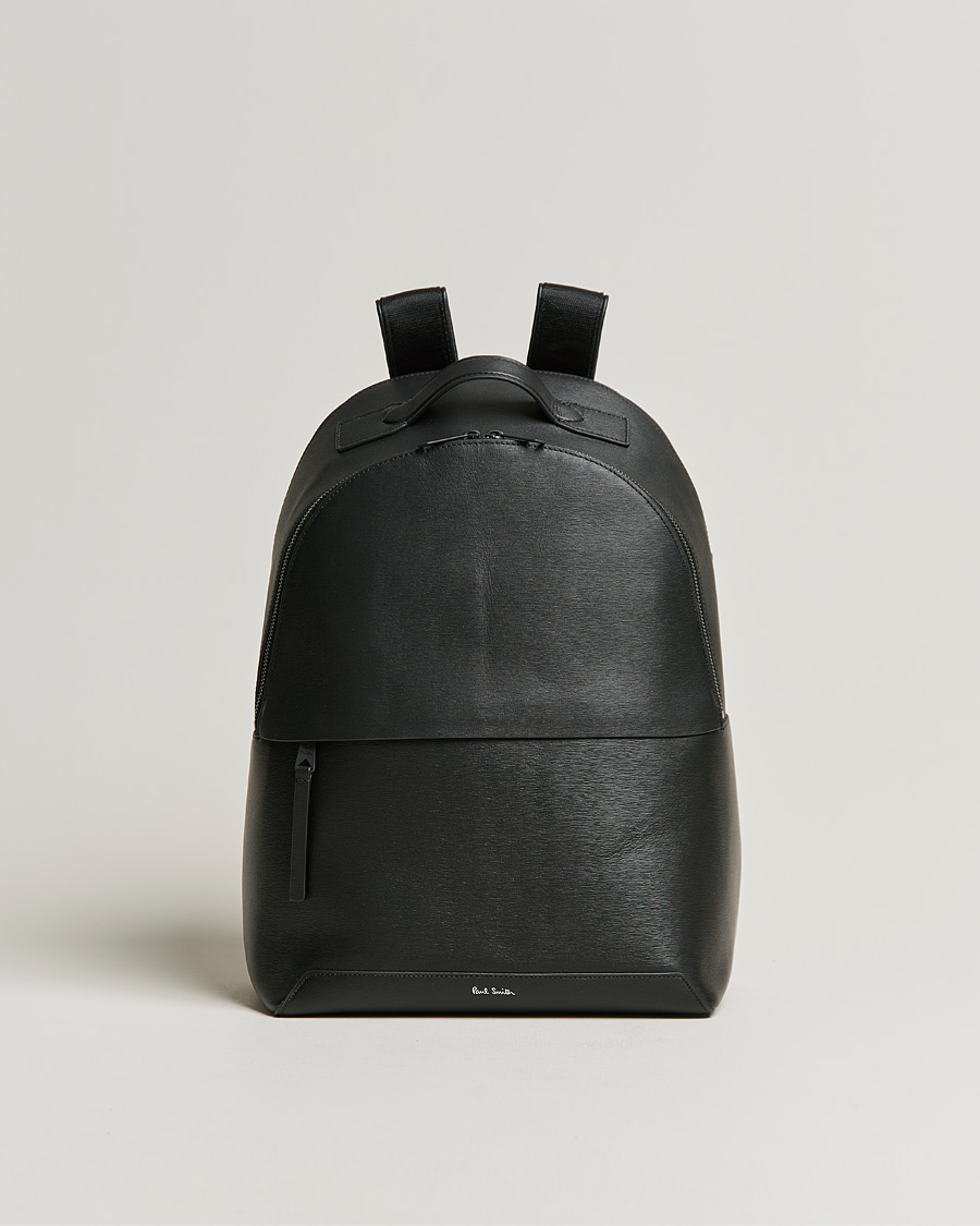 Homme | Paul Smith Leather Backpack Black | Paul Smith | Leather Backpack Black
