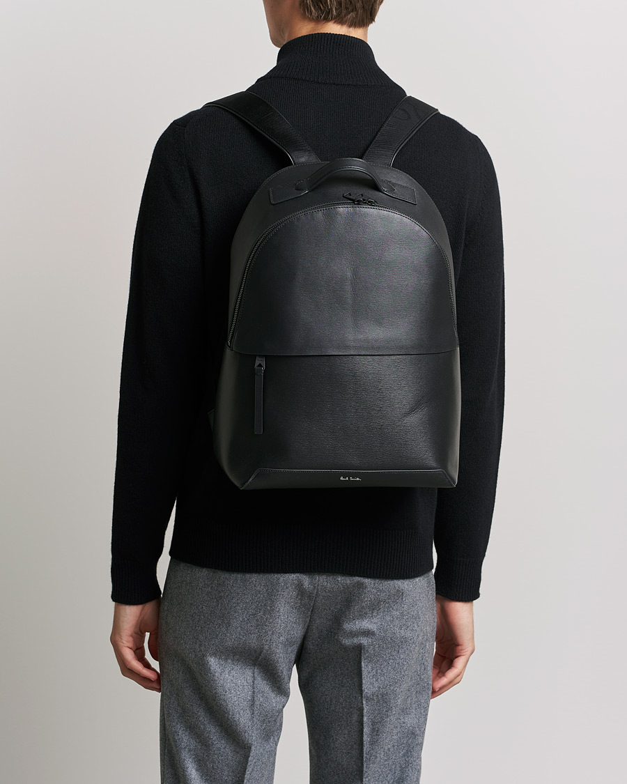 Homme | Paul Smith Leather Backpack Black | Paul Smith | Leather Backpack Black