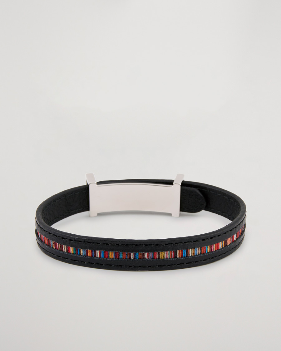 Homme | Paul Smith Leather Bracelet Black | Paul Smith | Leather Bracelet Black