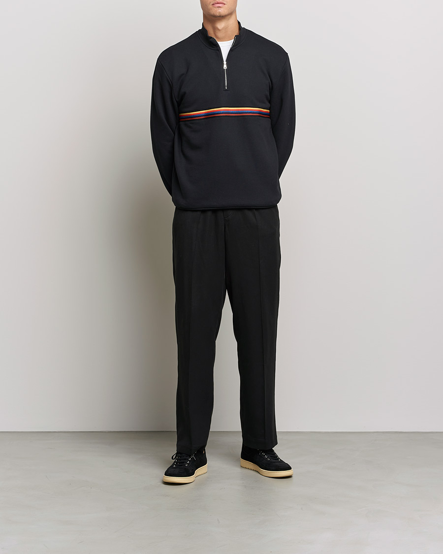 Homme | Pulls Et Tricots | Paul Smith | Half Zip Sweatshirt Black