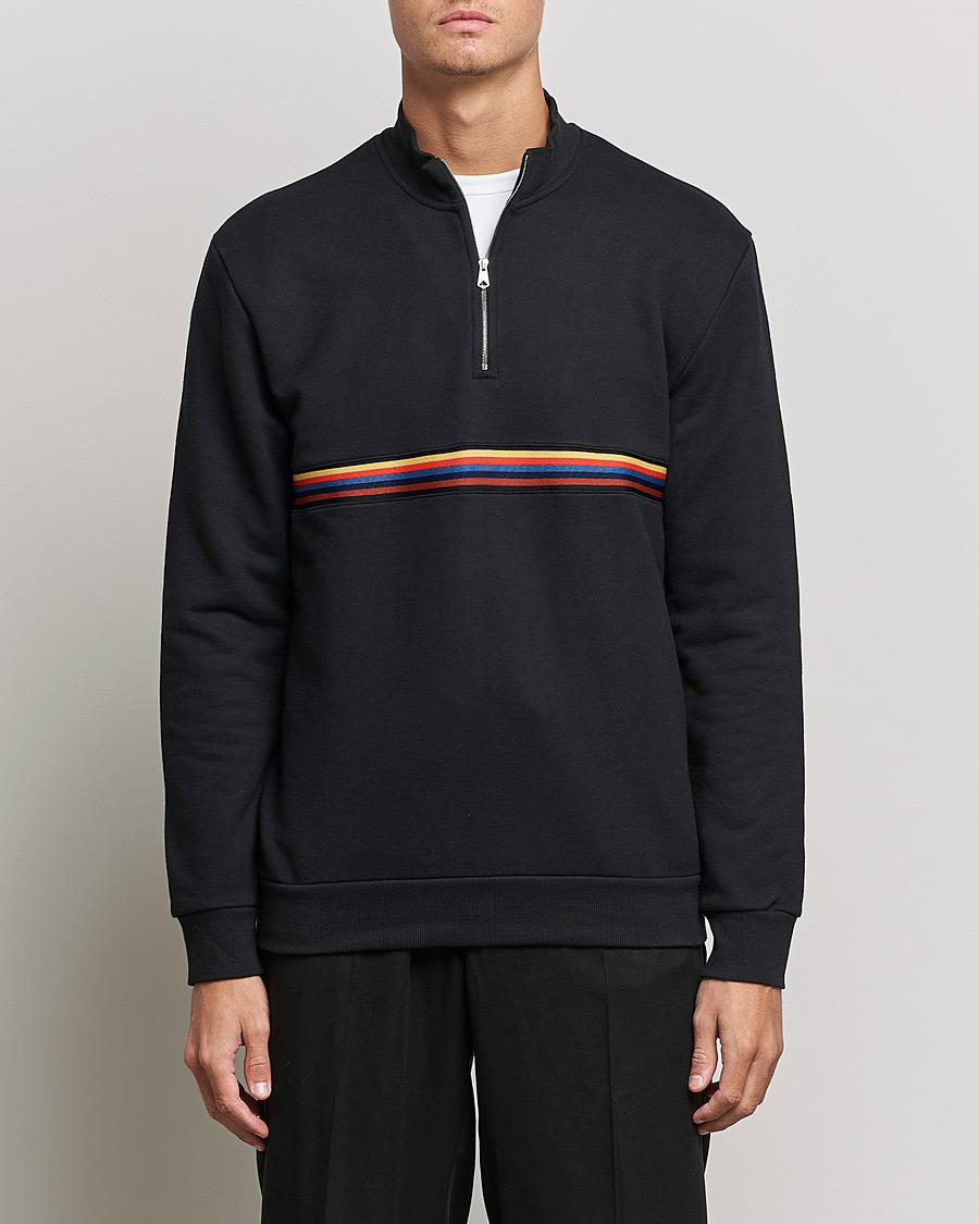 Homme | Pulls Et Tricots | Paul Smith | Half Zip Sweatshirt Black