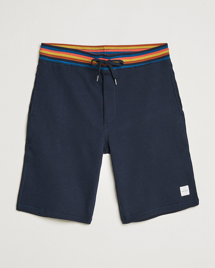 Homme | Shorts | Paul Smith | Birght Stripe Sweat Shorts Navy