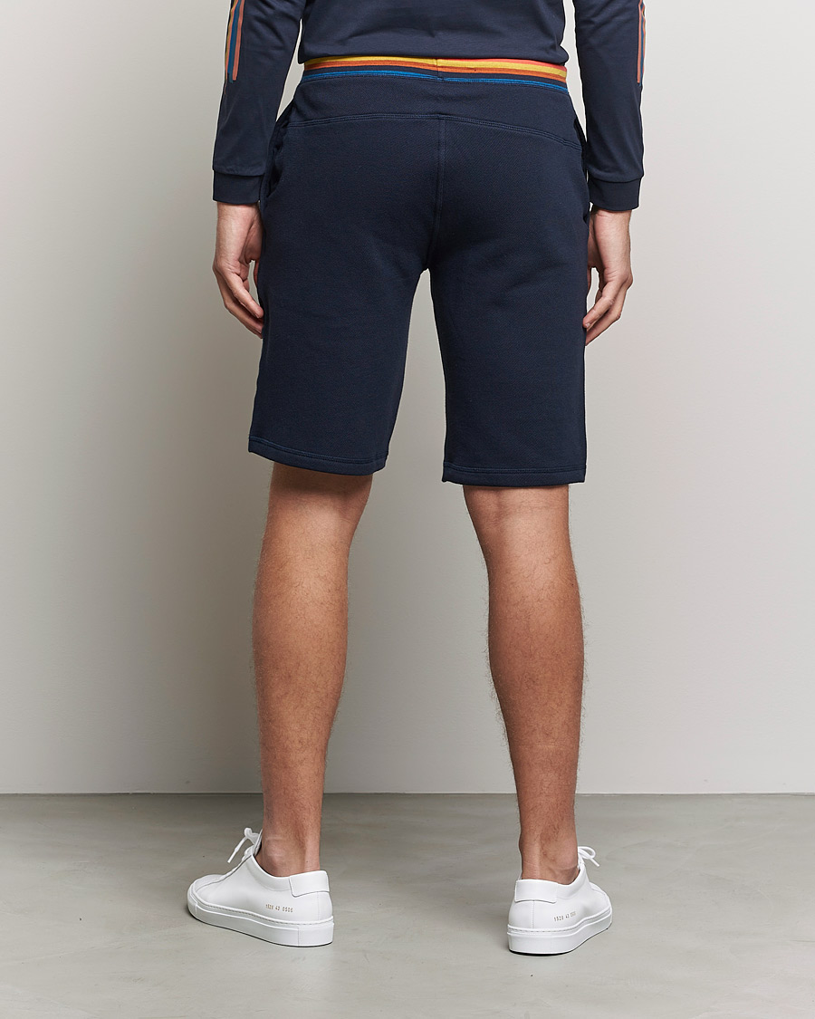 Homme | Shorts | Paul Smith | Birght Stripe Sweat Shorts Navy