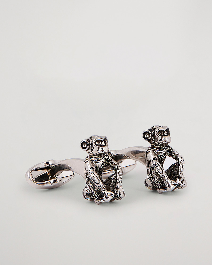 Homme | Paul Smith Monkey Cufflink Silver | Paul Smith | Monkey Cufflink Silver