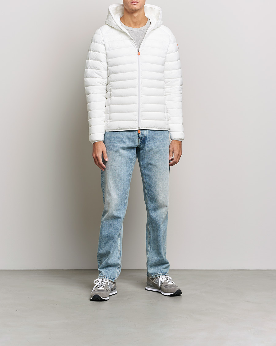 Homme | Manteaux Et Vestes | Save The Duck | Donald Lightweight Padded Hooded Jacket Off White