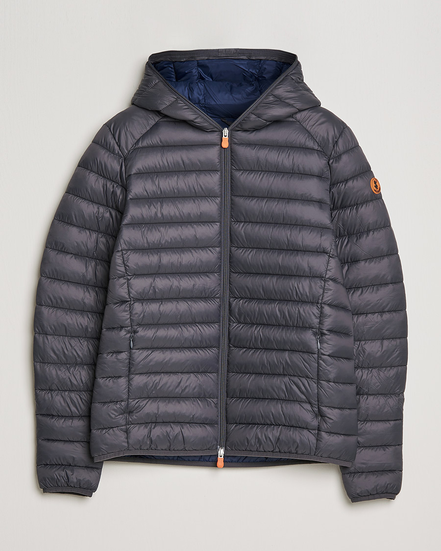 Homme | Manteaux Et Vestes | Save The Duck | Donald Lightweight Padded Hooded Jacket Anthracite